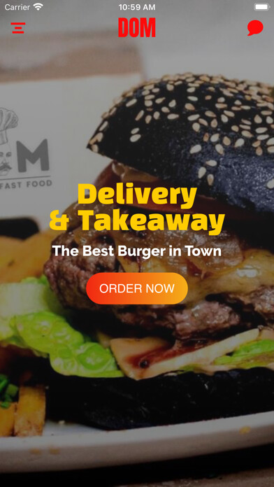 Emulate iPhone app DOM Burger using MyAndroid