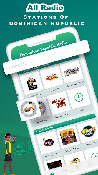 Run android online APK Dominican Republic Radio : FM Music Radio Player from MyAndroid or emulate Dominican Republic Radio : FM Music Radio Player using MyAndroid