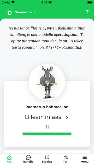 Emulate iPhone app Domini Life using MyAndroid