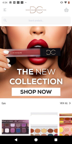 Emulate iPhone app Dominique Cosmetics using MyAndroid Emulate iPhone app Dominique Cosmetics using MyAndroid