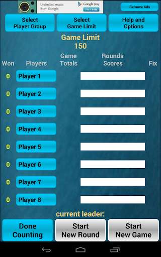 Run android online APK Dominoes ScoreBoard from MyAndroid or emulate Dominoes ScoreBoard using MyAndroid