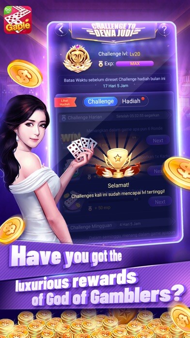 Emulate iPhone app Domino Gaple Boya:Qiuqiu Capsa using MyAndroid