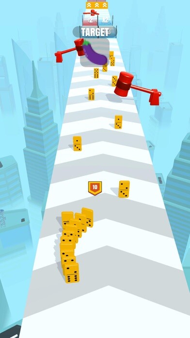 Emulate iPhone app Domino Rush 3D using MyAndroid