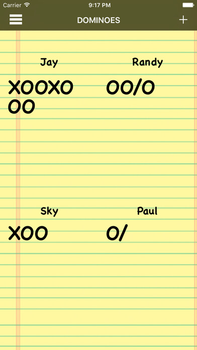 Emulate iPhone app Domino Scorepad using MyAndroid Emulate iPhone app Domino Scorepad using MyAndroid