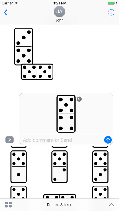 Emulate iPhone app Domino Stickers using MyAndroid Emulate iPhone app Domino Stickers using MyAndroid