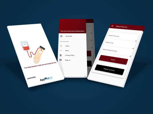 Emulate Android APK Donate the blood  save the life