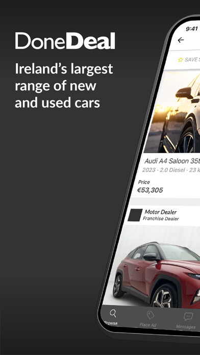 Emulate iPhone app DoneDeal: Cars For Sale using MyAndroid