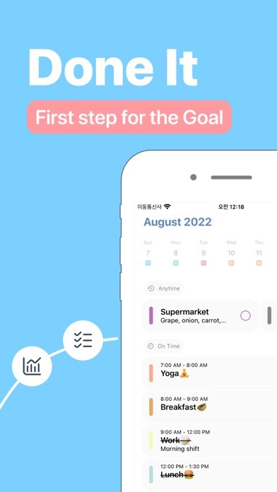 Emulate iPhone app DoneIt: To do list & Achieve using MyAndroid