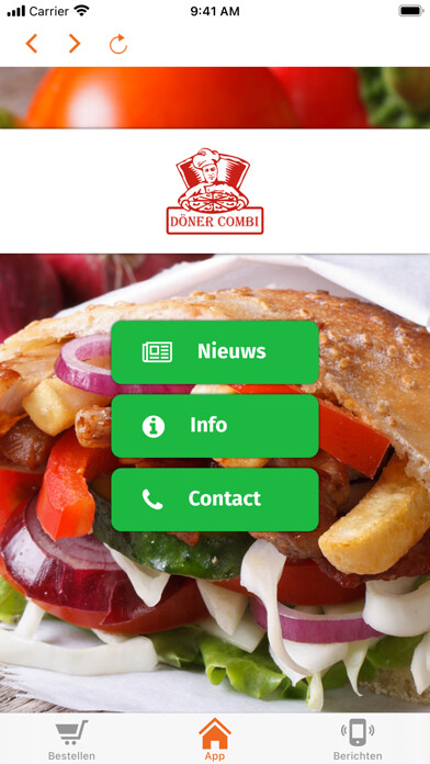 Emulate iPhone app Doner Combi using MyAndroid Emulate iPhone app Doner Combi using MyAndroid