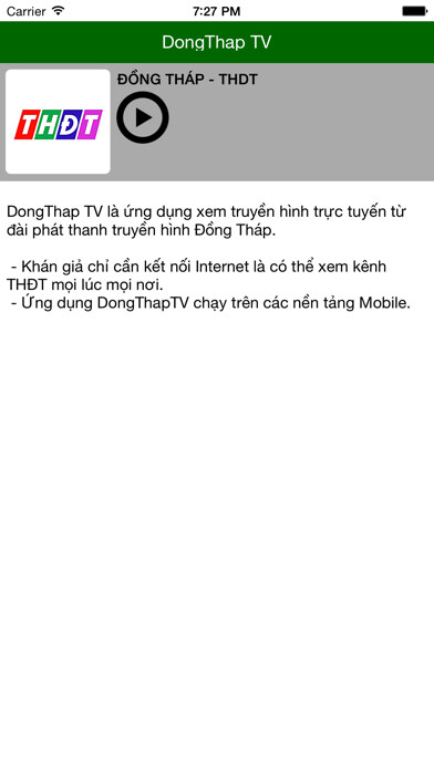 Emulate iPhone app DongThapTV using MyAndroid Emulate iPhone app DongThapTV using MyAndroid