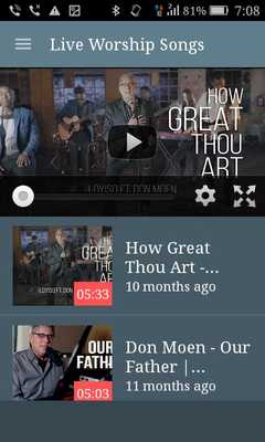 Emulate Android APK Don Moen