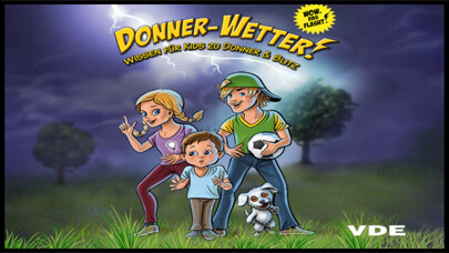 Emulate iPhone app Donner-Wetter! Comic using MyAndroid