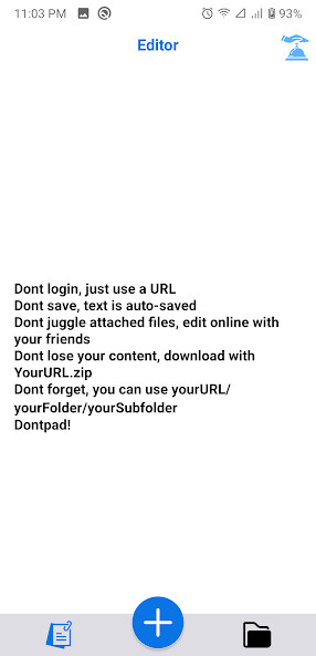 Run android online APK Dontpad - NonAuth text sharing from MyAndroid or emulate Dontpad - NonAuth text sharing using MyAndroid Run android online APK Dontpad - NonAuth text sharing from MyAndroid or emulate Dontpad - NonAuth text sharing using MyAndroid