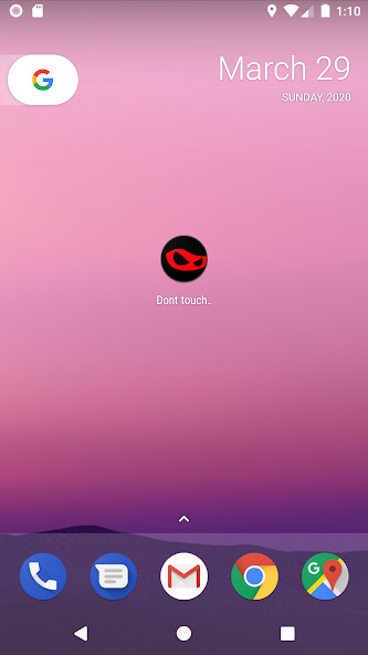 Run android online APK Dont touch my phone pro from MyAndroid or emulate Dont touch my phone pro using MyAndroid