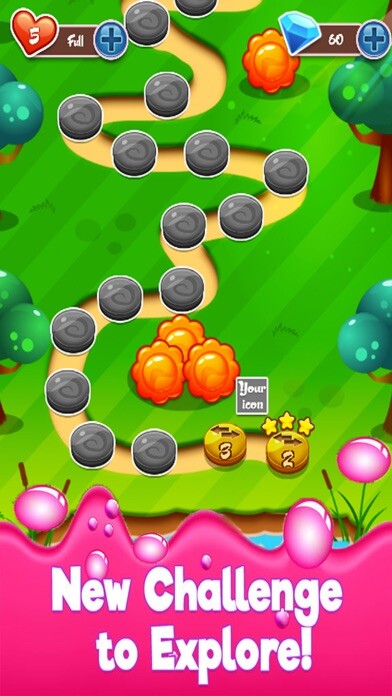 Emulate iPhone app Donut Blast Legend Delicious Gummy Match 3 Game using MyAndroid Emulate iPhone app Donut Blast Legend Delicious Gummy Match 3 Game using MyAndroid
