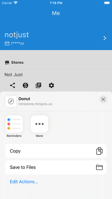 Emulate iPhone app Donut for Manager using MyAndroid
