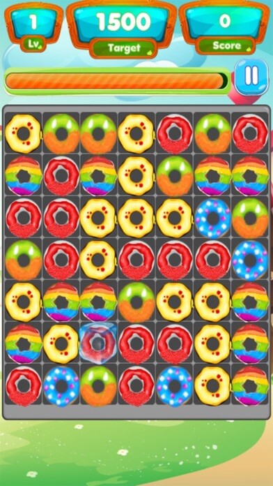 Emulate iPhone app donut link pazzle game using MyAndroid