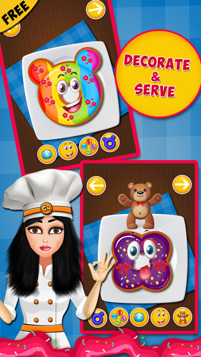Emulate iPhone app Donut Maker Salon - free Fun baby cotton candy cooking making & dessert sweet games for kids using MyAndroid Emulate iPhone app Donut Maker Salon - free Fun baby cotton candy cooking making & dessert sweet games for kids using MyAndroid