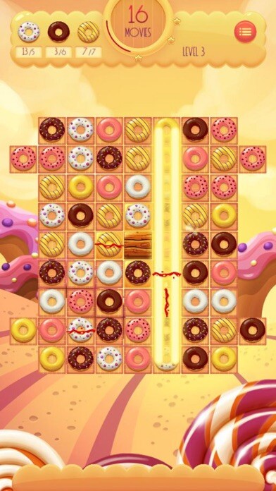 Emulate iPhone app Donut Pop - Match 3 Game using MyAndroid