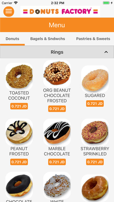 Emulate iPhone app Donuts Factory - DF using MyAndroid Emulate iPhone app Donuts Factory - DF using MyAndroid