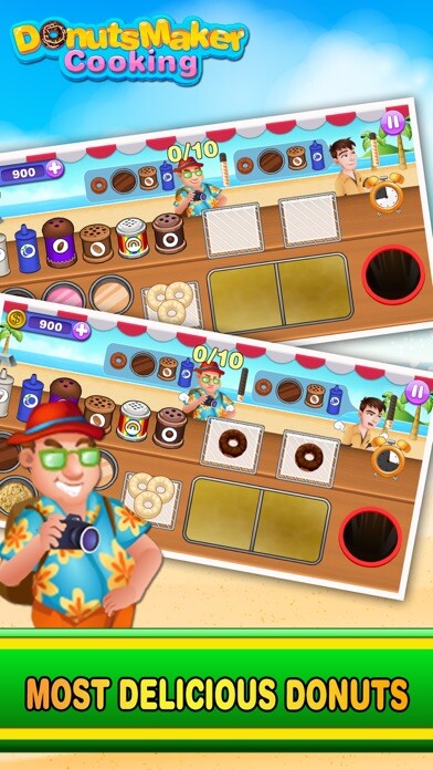 Emulate iPhone app Donuts Maker Cooking:Frenzy Donuts Restaurant using MyAndroid