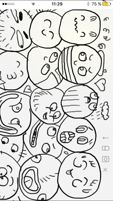 Emulate iPhone app Doodle Drawing Pad using MyAndroid