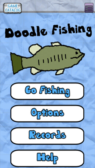 Emulate iPhone app Doodle Fishing using MyAndroid