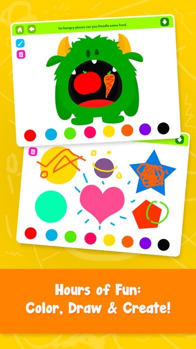 Emulate iPhone app Doodle Fun ! Draw Play Color for Kids Boys & Girls using MyAndroid