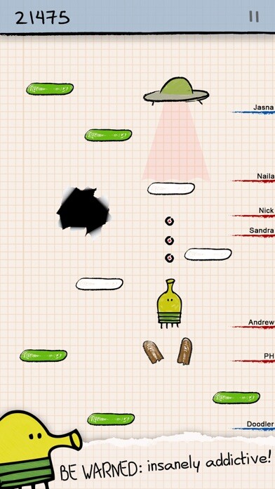 Emulate iPhone app Doodle Jump - Insanely Good! using MyAndroid Emulate iPhone app Doodle Jump - Insanely Good! using MyAndroid