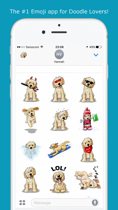 Emulate iPhone app DoodleMoji - Emoji & Stickers using MyAndroid Emulate iPhone app DoodleMoji - Emoji & Stickers using MyAndroid