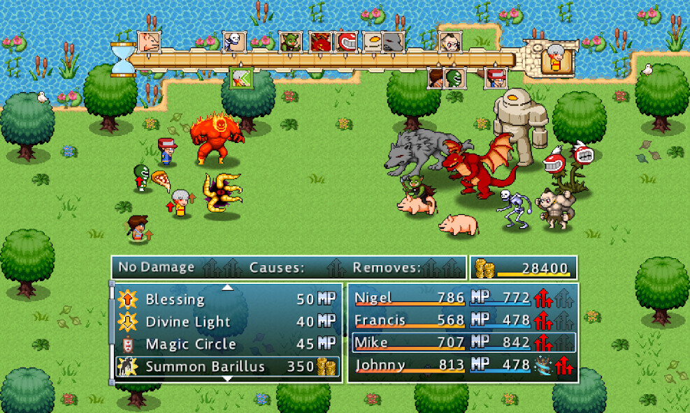 Emulate iPhone app Doom & Destiny Advanced Lite using MyAndroid
