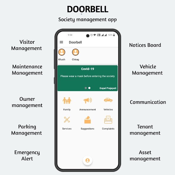 Run android online APK Doorbell from MyAndroid or emulate Doorbell using MyAndroid