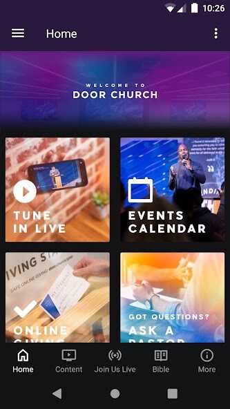 Emulate iPhone app Door Church using MyAndroid Emulate iPhone app Door Church using MyAndroid