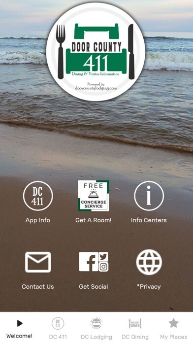 Emulate iPhone app Door County 411 using MyAndroid
