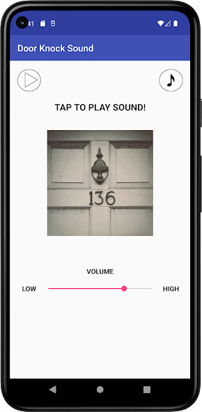 Run android online APK Door Knock Sound from MyAndroid or emulate Door Knock Sound using MyAndroid