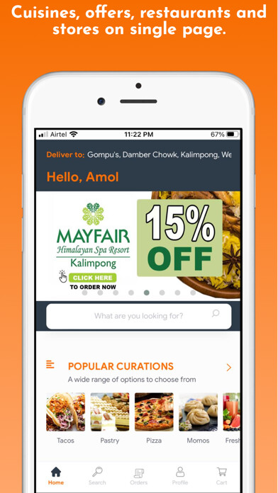Run android online APK Doorstep Food Delivery from MyAndroid or emulate Doorstep Food Delivery using MyAndroid