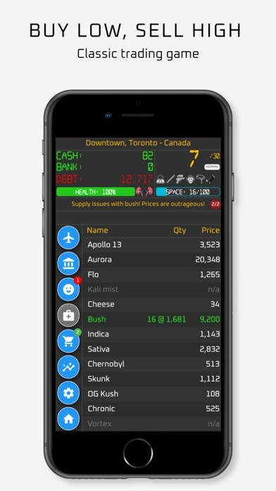 Emulate iPhone app Dope Wars (Weed Edition) Lite using MyAndroid Emulate iPhone app Dope Wars (Weed Edition) Lite using MyAndroid
