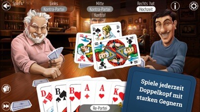 Emulate iPhone app Doppelkopf LITE using MyAndroid