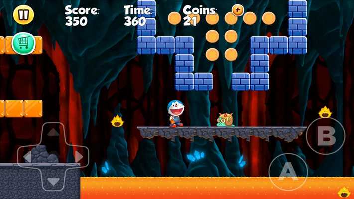 Emulate Android APK Doreamon Blue Cat Jungle Game