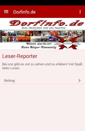 Run android online APK Dorfinfo Dein Sauerland from MyAndroid or emulate Dorfinfo Dein Sauerland using MyAndroid
