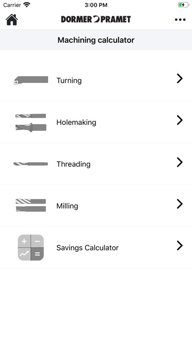 Emulate iPhone app Dormer Pramet Calculators using MyAndroid Emulate iPhone app Dormer Pramet Calculators using MyAndroid