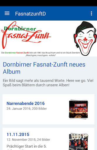 Run android online APK Dornbirner Fasnat-Zunft from MyAndroid or emulate Dornbirner Fasnat-Zunft using MyAndroid Run android online APK Dornbirner Fasnat-Zunft from MyAndroid or emulate Dornbirner Fasnat-Zunft using MyAndroid