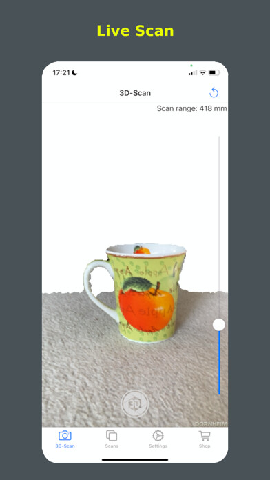 Emulate iPhone app Dornheim 3D Scanner using MyAndroid Emulate iPhone app Dornheim 3D Scanner using MyAndroid