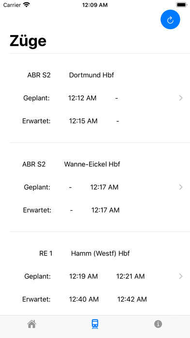 Emulate iPhone app Dortmund Hbf Infos using MyAndroid Emulate iPhone app Dortmund Hbf Infos using MyAndroid