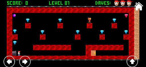 Run android online APK Dos Dangerous Dave (all 10 levels) from MyAndroid or emulate Dos Dangerous Dave (all 10 levels) using MyAndroid