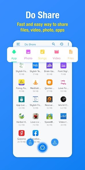 Run android online APK Do Share - Easy File Transfer from MyAndroid or emulate Do Share - Easy File Transfer using MyAndroid
