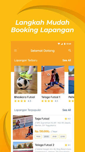 Run android online APK Do Sport - Aplikasi Booking Futsal from MyAndroid or emulate Do Sport - Aplikasi Booking Futsal using MyAndroid