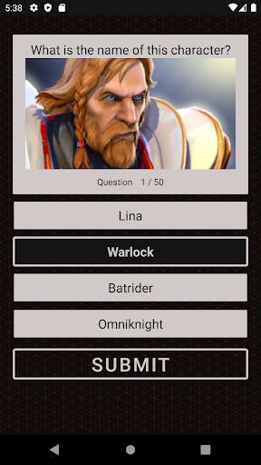 Run android online APK Dota 2 Character Quiz from MyAndroid or emulate Dota 2 Character Quiz using MyAndroid
