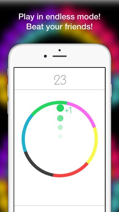Emulate iPhone app Dot Bounce In Circle- Free Endless Color Game Mode using MyAndroid Emulate iPhone app Dot Bounce In Circle- Free Endless Color Game Mode using MyAndroid