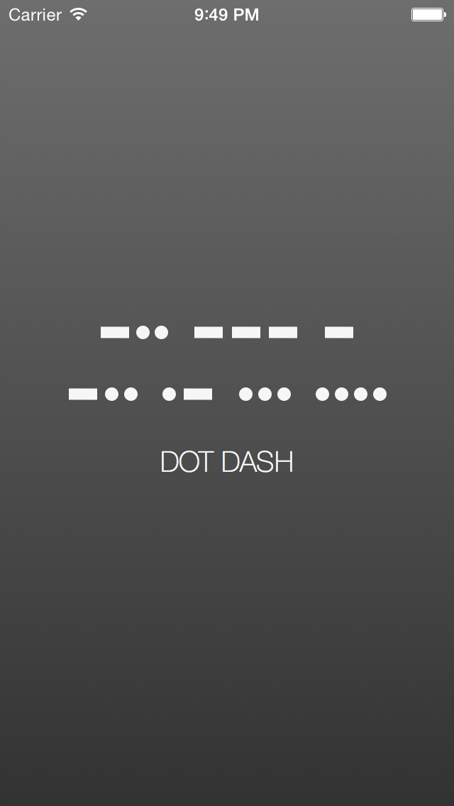 Emulate iPhone app Dot Dash using MyAndroid Emulate iPhone app Dot Dash using MyAndroid